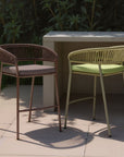 Zuo Modern Skye Olefin Fabric Outdoor Barstool 2PC
