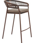 Zuo Modern Skye Olefin Fabric Outdoor Barstool 2PC