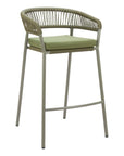 Zuo Modern Skye Olefin Fabric Outdoor Barstool 2PC