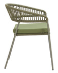 Zuo Modern Skye Olefin Fabric Outdoor Dining Chair 2PC