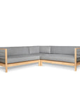 HiTeak SoHo Patio Sectional Deep Sofa Set with Sunbrella 7PC