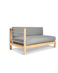 HiTeak SoHo Patio Sectional Deep Sofa Set with Sunbrella 7PC