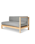 HiTeak SoHo Patio Sectional Deep Sofa Set with Sunbrella 7PC