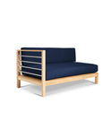 HiTeak SoHo Patio Sectional Deep Sofa Set with Sunbrella 7PC