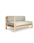 HiTeak SoHo Patio Sectional Deep Sofa Set with Sunbrella 7PC