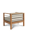HiTeak SoHo Teak Patio Deep Sofa Set with Sunbrella 4PC