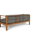 HiTeak SoHo Teak Patio Deep Sofa Set with Sunbrella 4PC