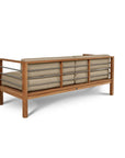 HiTeak SoHo Teak Patio Deep Sofa Set with Sunbrella 4PC