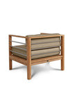 HiTeak SoHo Teak Patio Deep Sofa Set with Sunbrella 4PC