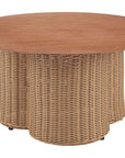 Zuo Modern Soka Aluminum Round Outdoor Coffee Table