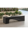 Soma Concrete Outdoor Backless Bench-Outdoor Benches-SUNPAN-LOOMLAN