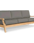 HiTeak Sonoma Teak Deep Outdoor Couch Sunbrella Cushions