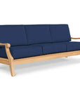 HiTeak Sonoma Teak Deep Outdoor Couch Sunbrella Cushions