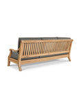 HiTeak Sonoma Teak Patio Deep Sofa Set with Sunbrella 4PC