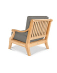 HiTeak Sonoma Teak Patio Deep Sofa Set with Sunbrella 4PC