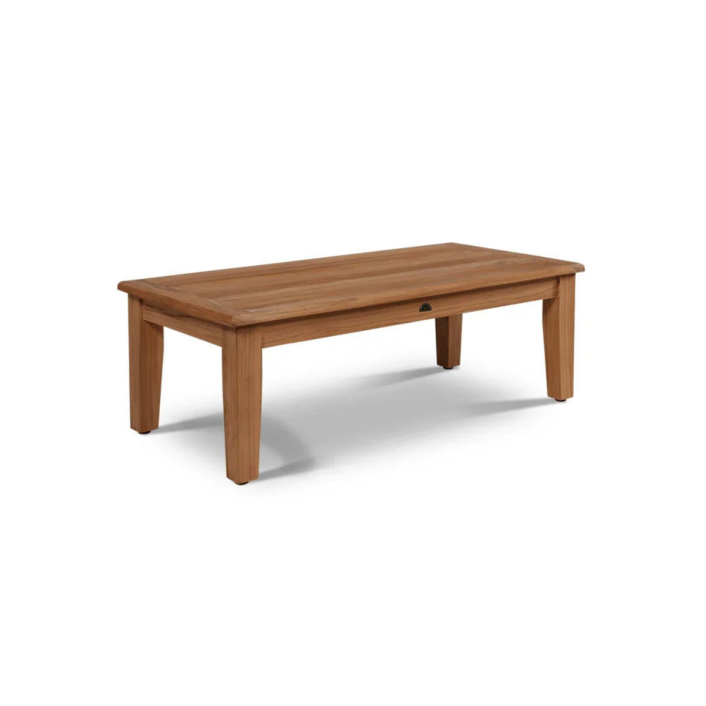 HiTeak Sonoma Teak Patio Deep Sofa Set with Sunbrella 4PC