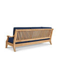HiTeak Sonoma Teak Patio Deep Sofa Set with Sunbrella 4PC