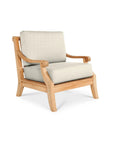 HiTeak Sonoma Teak Patio Deep Sofa Set with Sunbrella 4PC