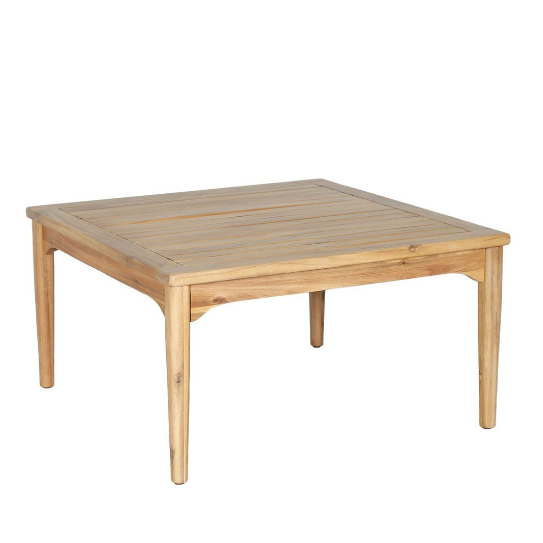 LH Home Sonoma Wooden Square Outdoor Coffee Table