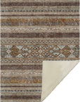 Southwest Brown Washable Indoor-Outdoor Rug