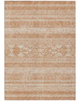 Southwest Copper Washable Indoor-Outdoor Rug