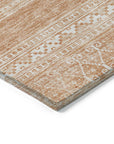Southwest Copper Washable Indoor-Outdoor Rug
