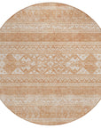 Southwest Copper Washable Indoor-Outdoor Rug