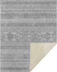 Southwest Grey Washable Indoor-Outdoor Rug