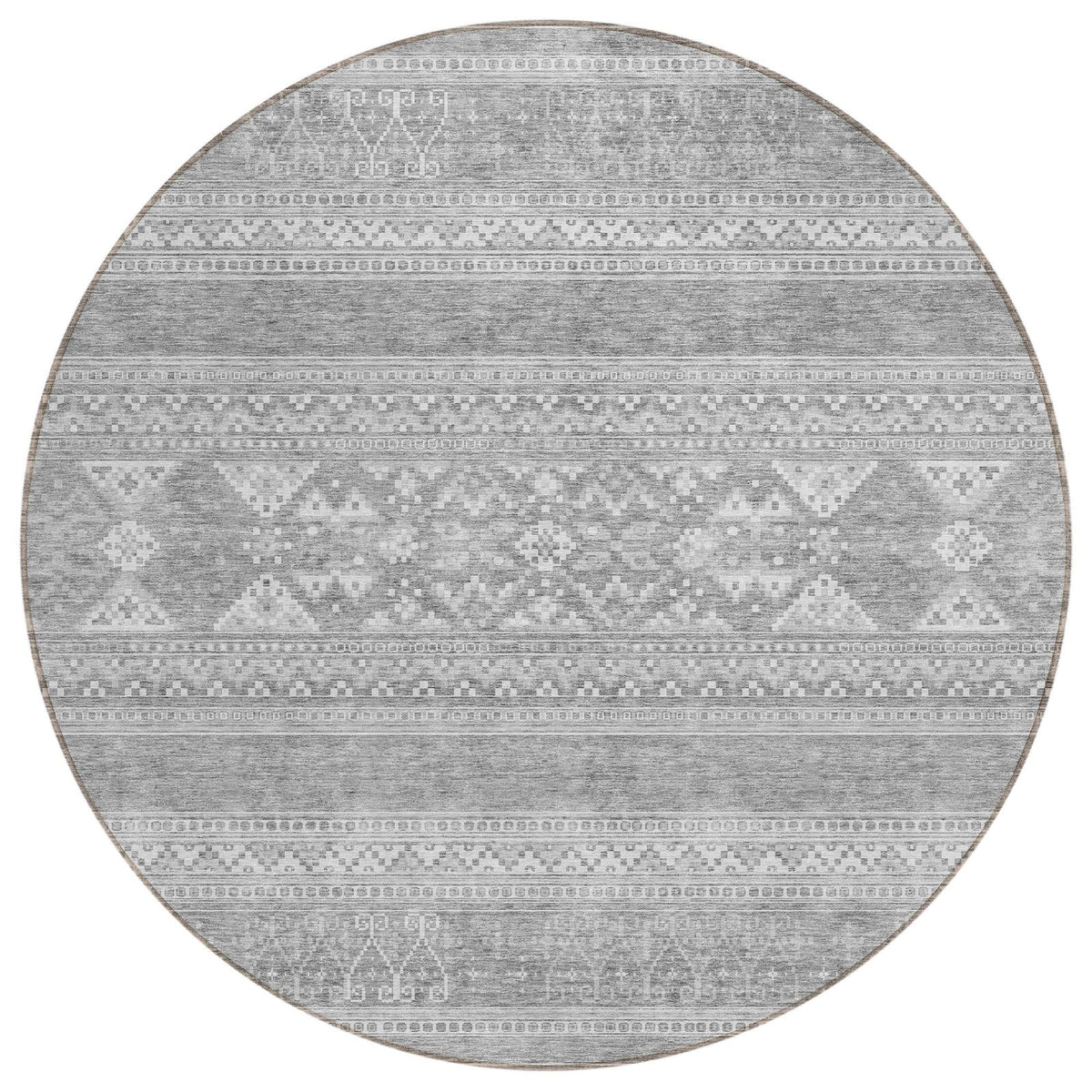 Addison Rugs Southwest Grey Washable Indoor-Outdoor Rug