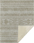 Southwest Khaki Washable Indoor-Outdoor Rug