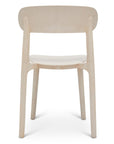 Spencer Eco Friendly Outdoor Stacking Armless Chair - (Set of 4)