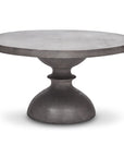 59" Spindle Fiber Reinforced Concrete Round Dining Table