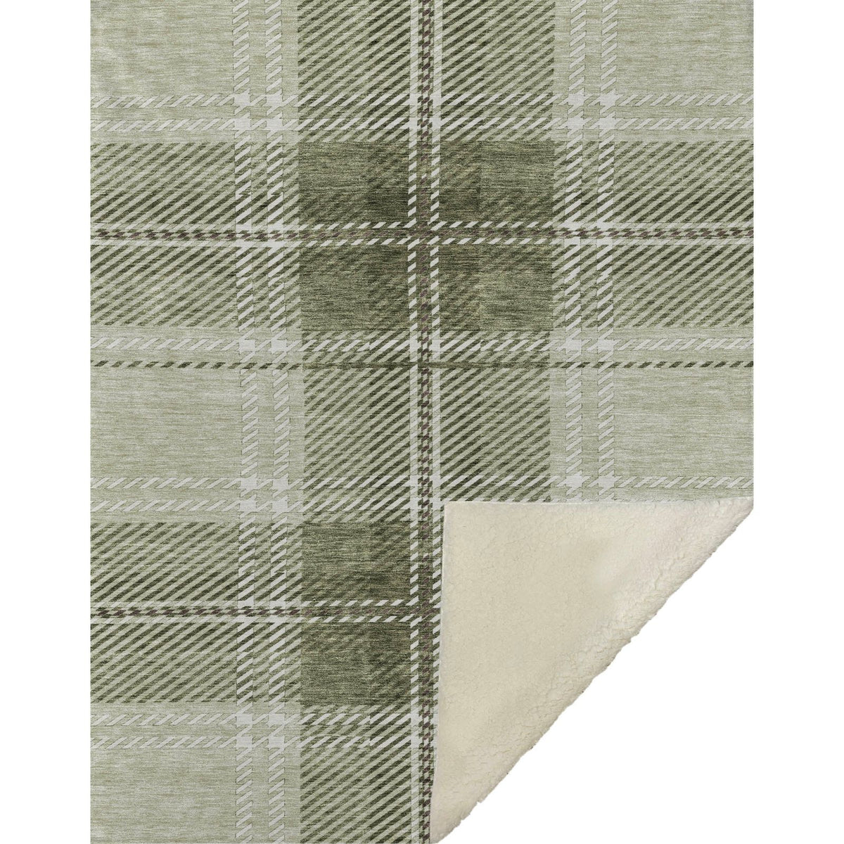Addison Rugs Spiral Whispers Aloe Washable Indoor-Outdoor Rug