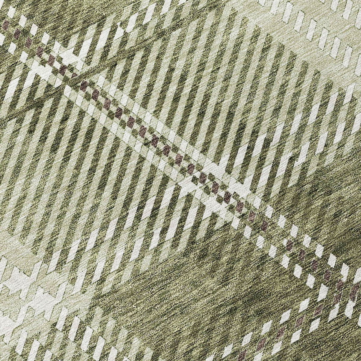 Addison Rugs Spiral Whispers Aloe Washable Indoor-Outdoor Rug
