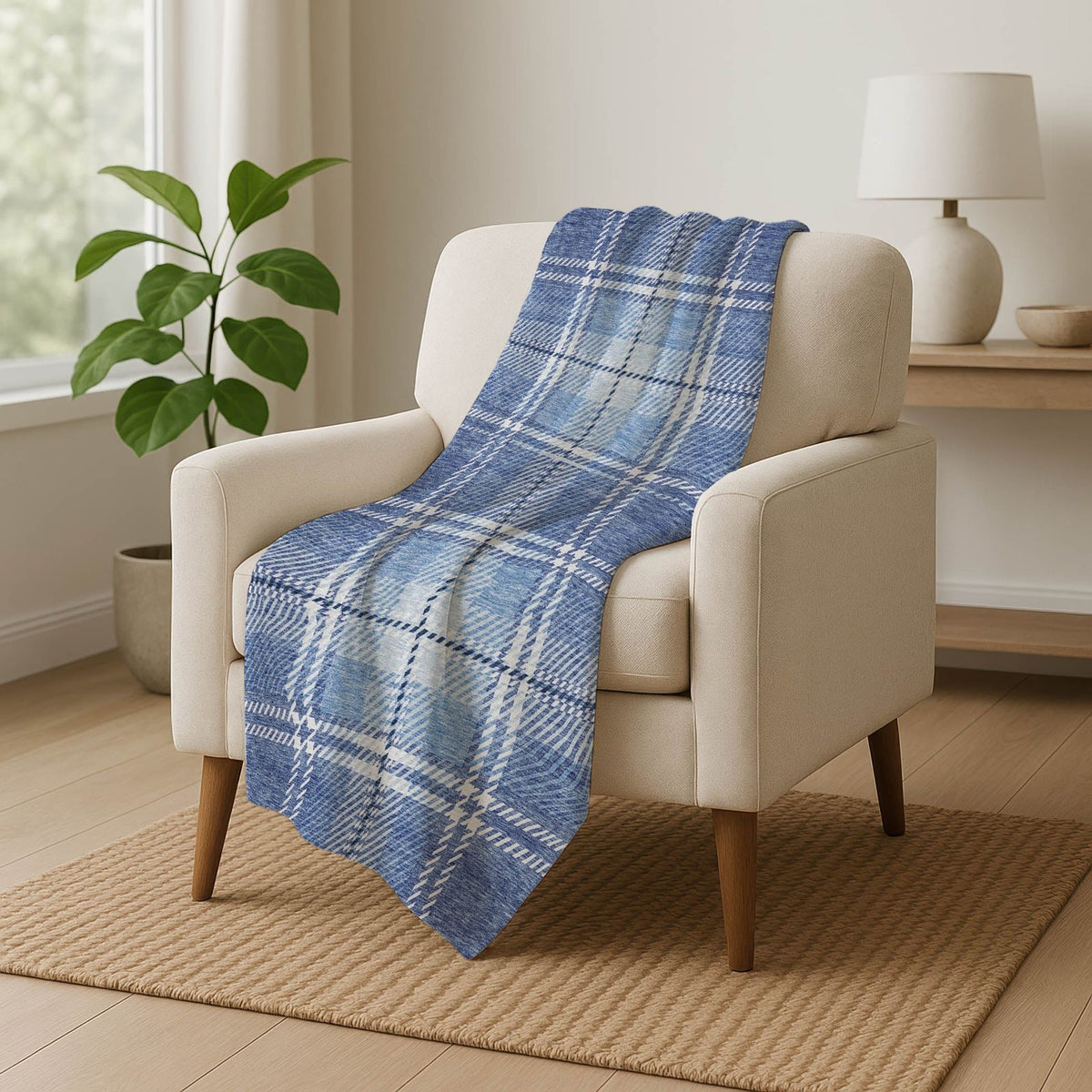 Addison Rugs Spiral Whispers Blue Washable Indoor-Outdoor Rug