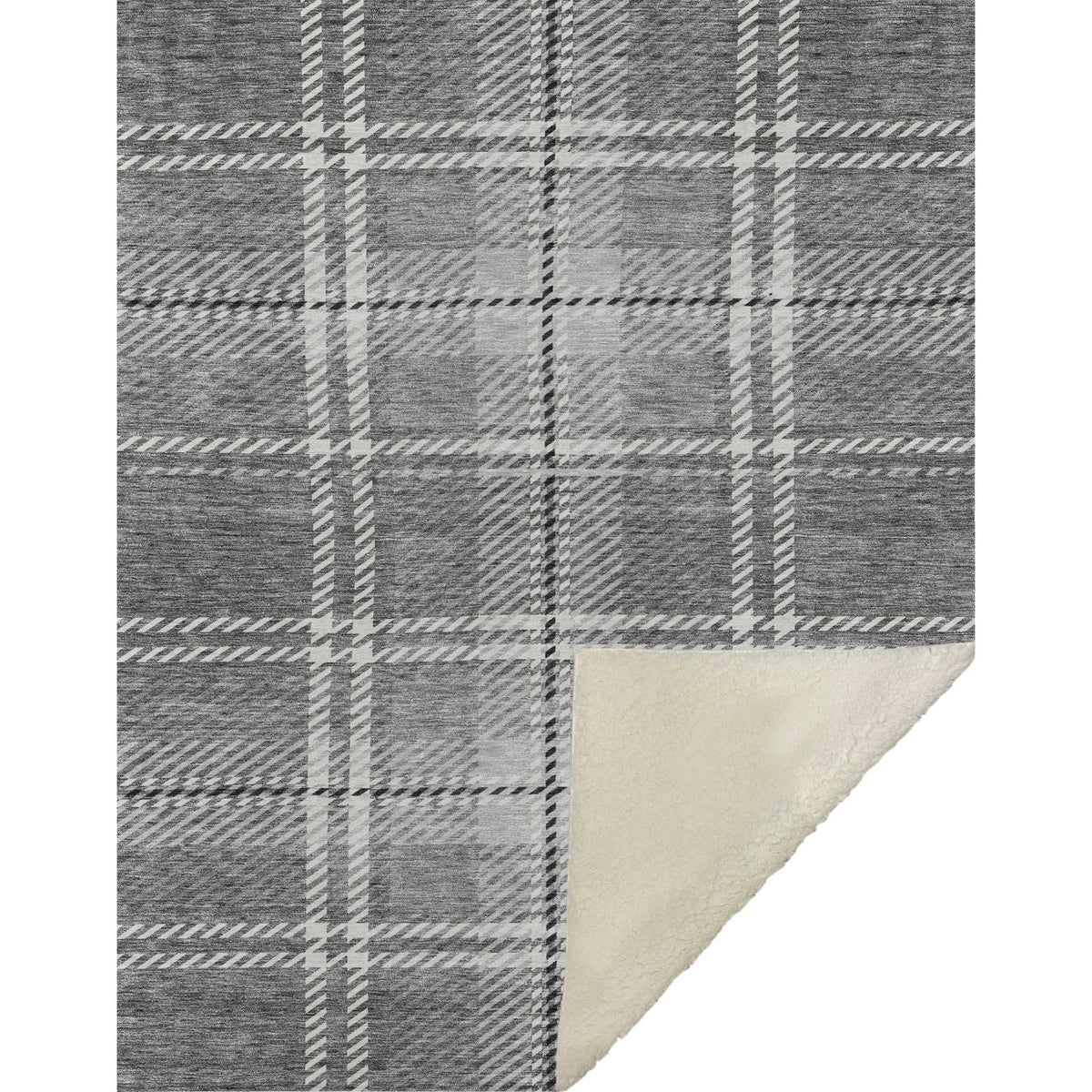 Addison Rugs Spiral Whispers Grey Washable Indoor-Outdoor Rug