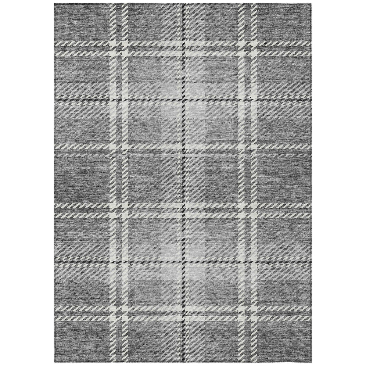 Addison Rugs Spiral Whispers Grey Washable Indoor-Outdoor Rug