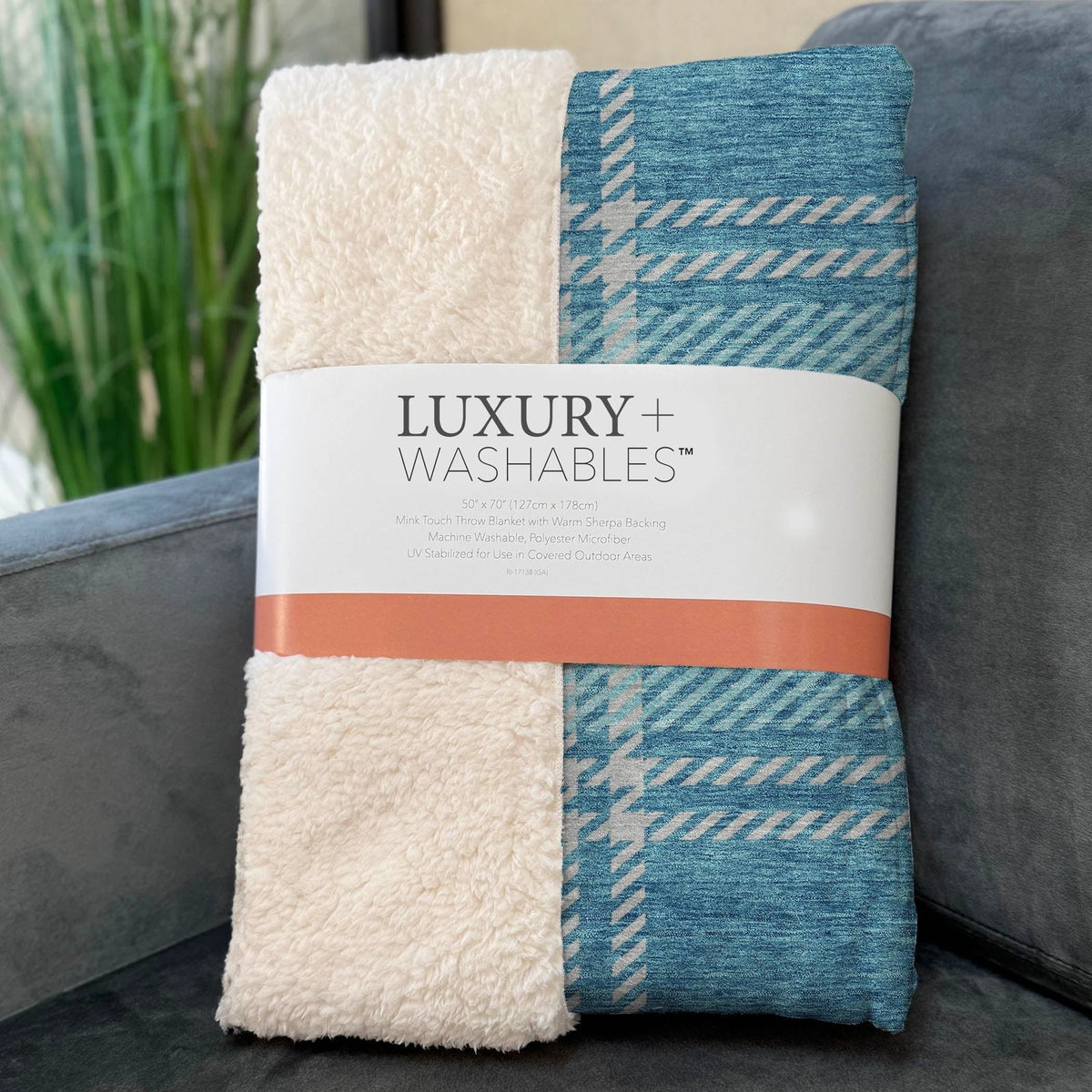 Addison Rugs Spiral Whispers Teal Washable Indoor-Outdoor Rug