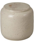 Emissary Squat 18 in. Round Ceramic Outdoor Garden Stool
