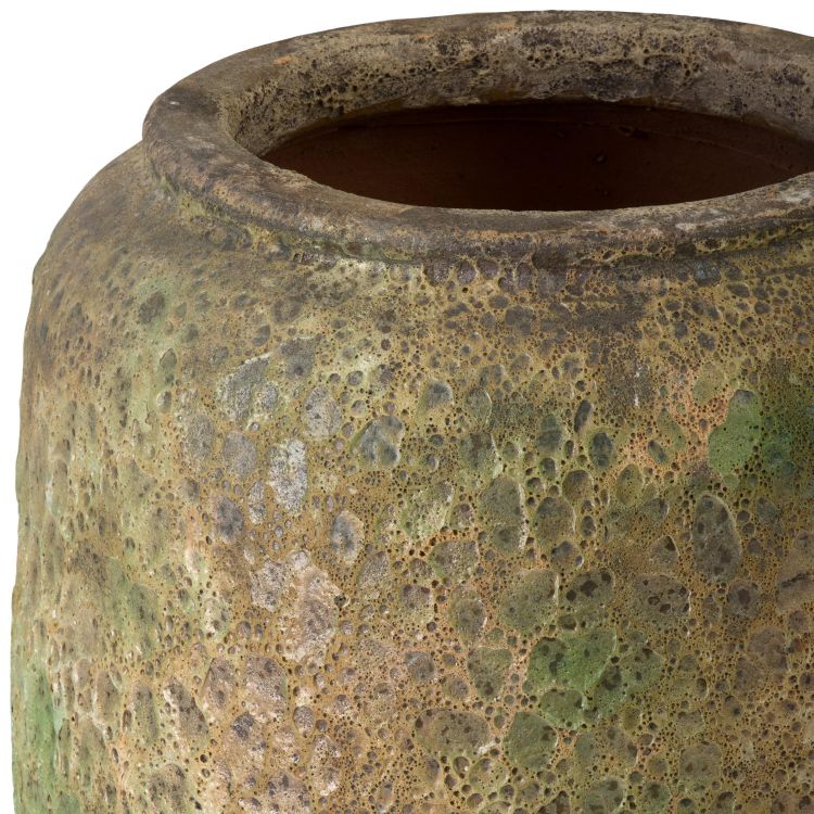 Emissary Squat Reef Green Ceramic Tall Jar