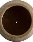 Emissary Squat Round Outdoor Ceramic Planter