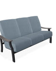 St. Catherine Cushion 3-Seat Sofa With Rustic Polymer Arm