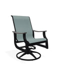 St. Catherine Swivel Rocker with Rustic Polymer Arms