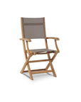 HiTeak Stella Durable Teak Patio Round Bistro Set 3PC