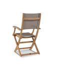 HiTeak Stella Durable Teak Patio Round Bistro Set 3PC