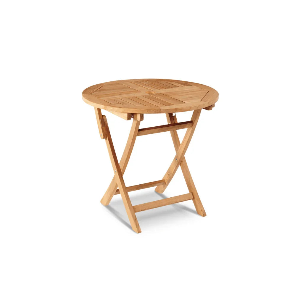 HiTeak Stella Durable Teak Patio Round Bistro Set 3PC