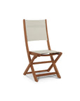HiTeak Stella Teak Armless Patio Round Bistro Set 3PC