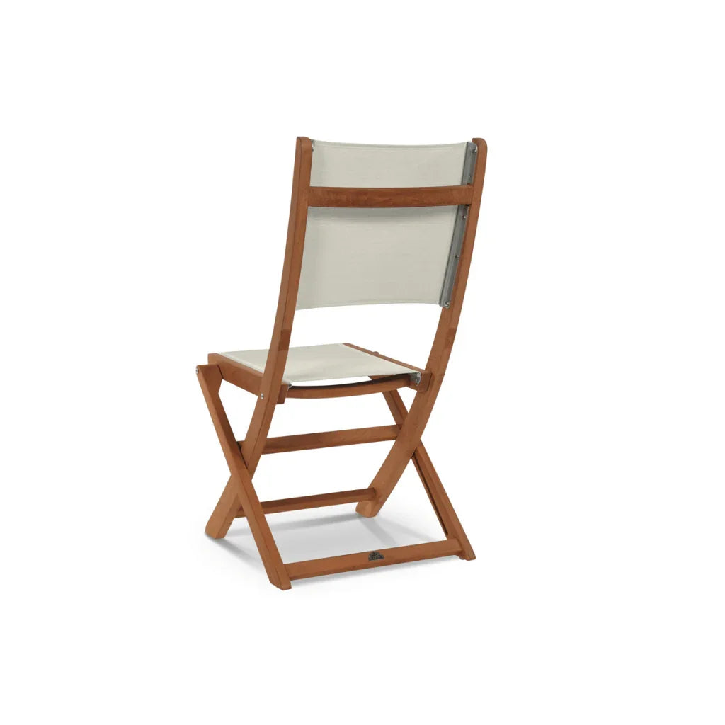 HiTeak Stella Teak Armless Patio Round Bistro Set 3PC