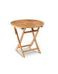 HiTeak Stella Teak Armless Patio Round Bistro Set 3PC