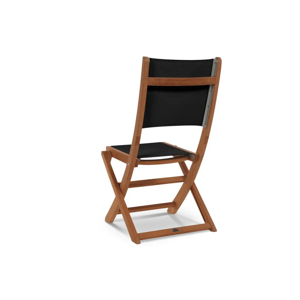 HiTeak Stella Teak Armless Patio Round Bistro Set 3PC